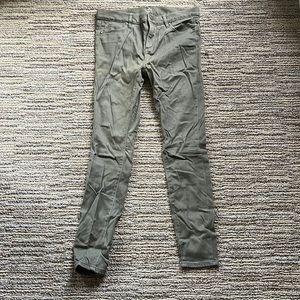 Loft Olive Green Skinny Jeans
